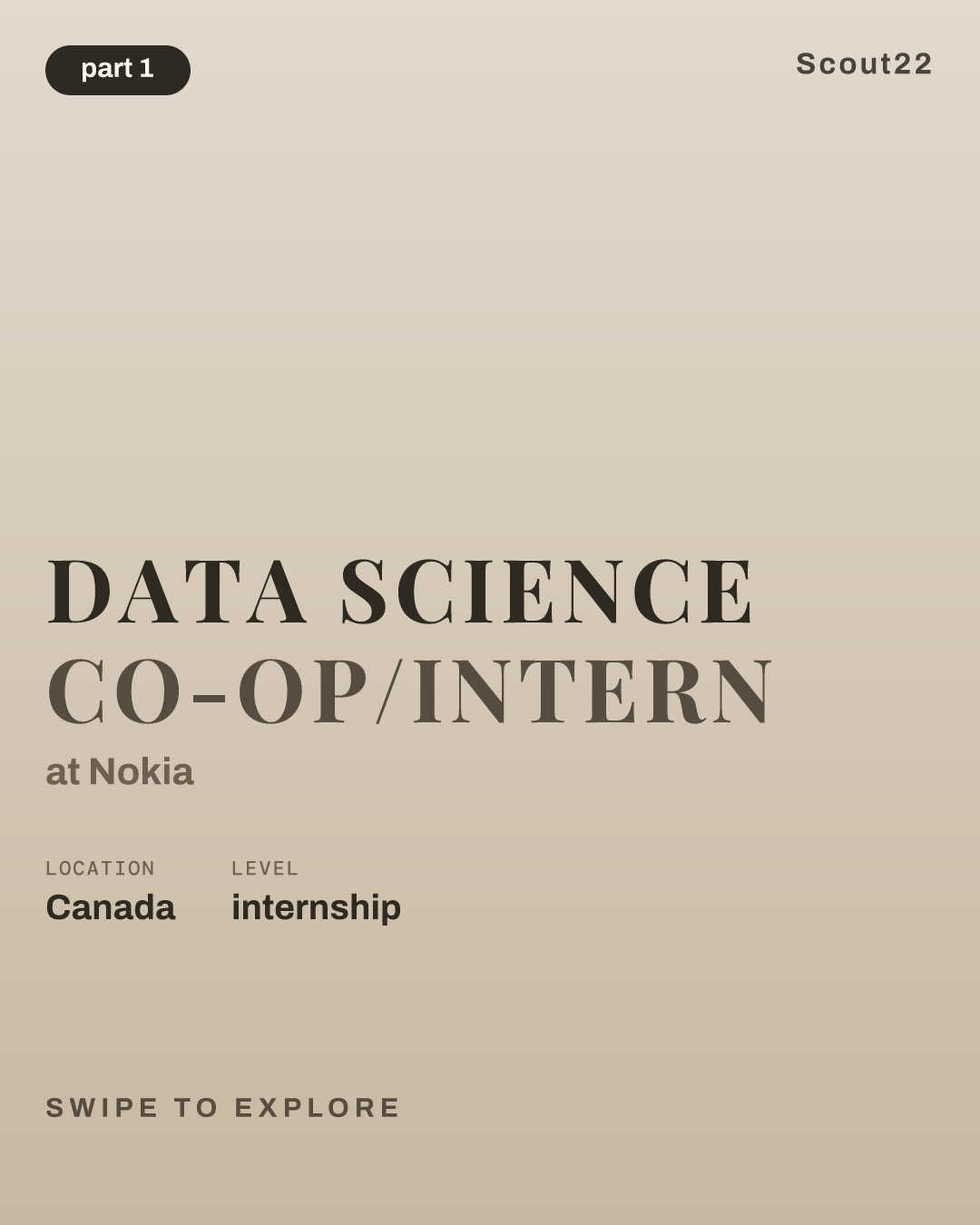 Data Science Co-op/Intern at Nokia