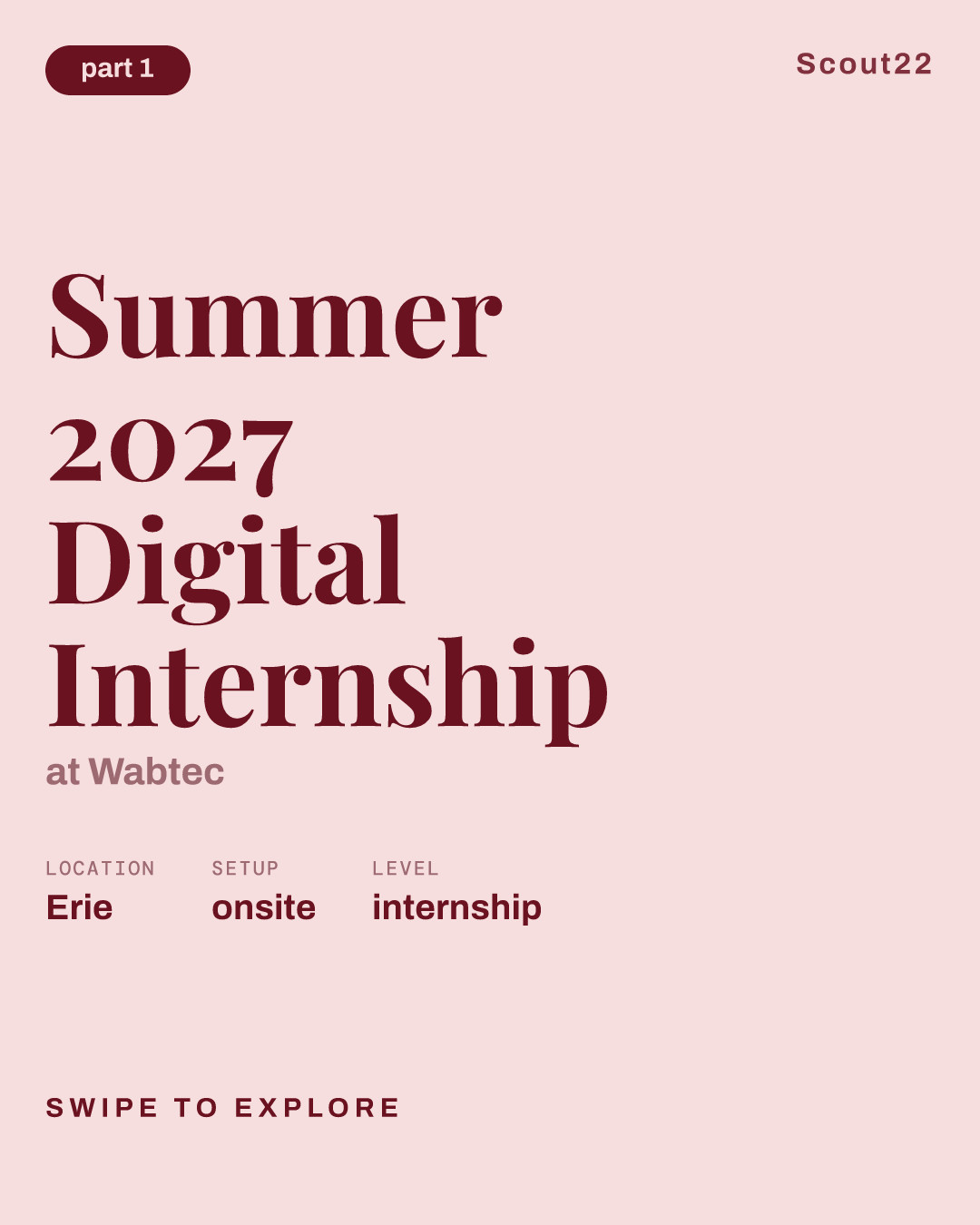 Summer 2027 Digital Internship at Wabtec