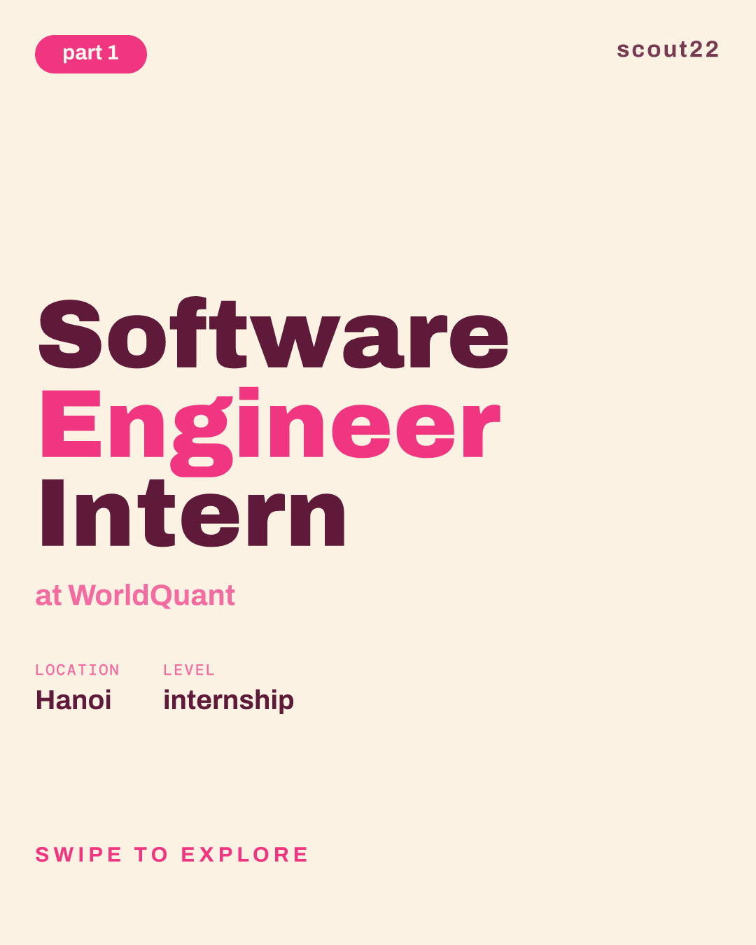Software Engineer Intern at WorldQuant