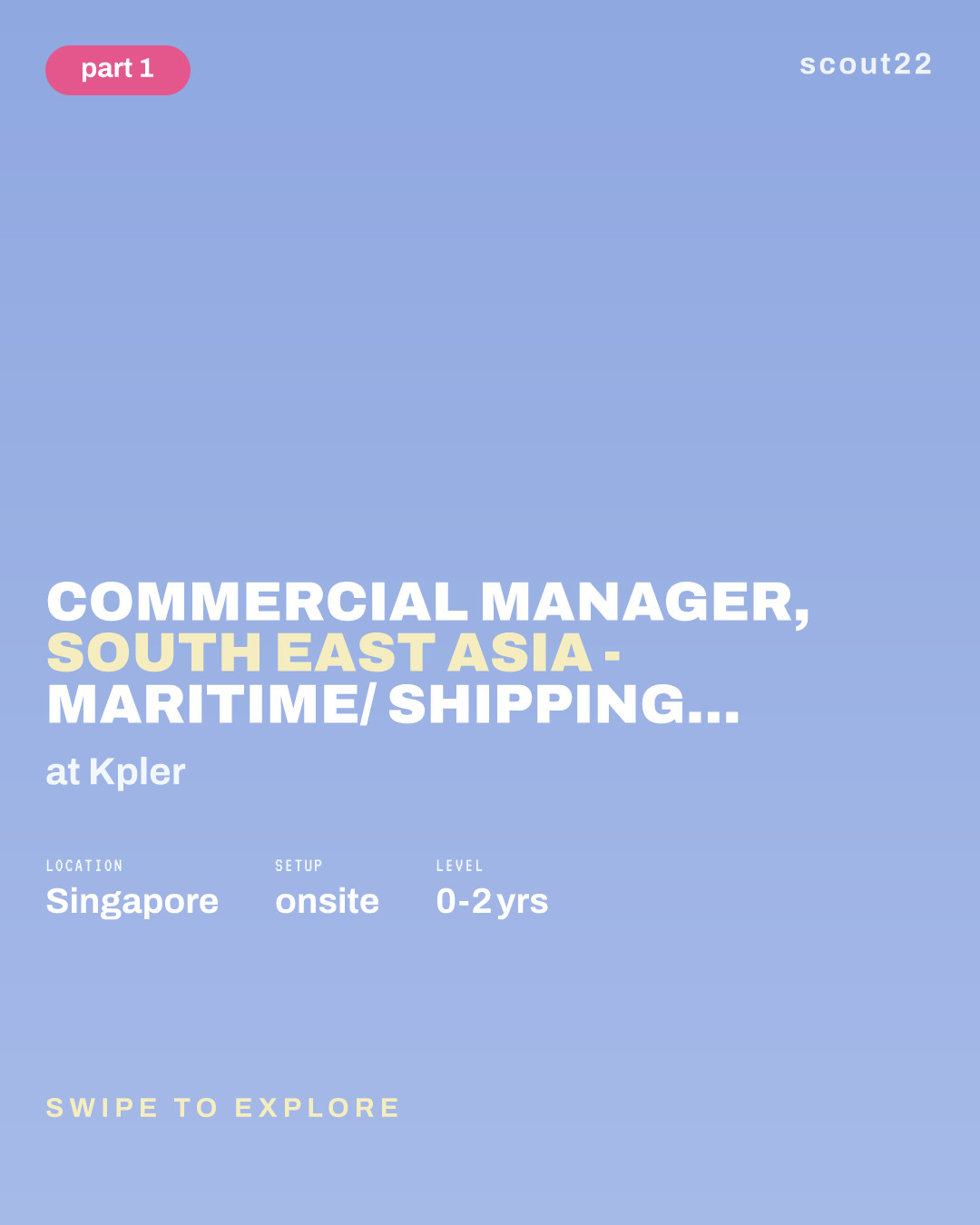 Commercial Manager, South East Asia - Maritime/ Shipping (New Business) at Kpler