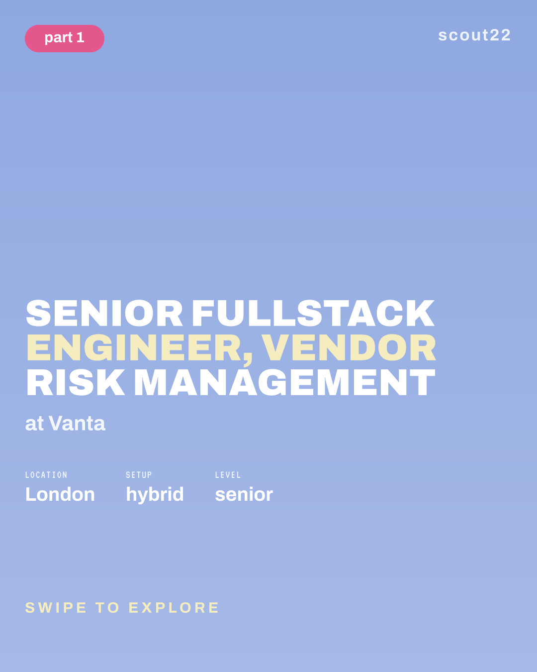 Senior Fullstack Engineer, Vendor Risk Management at Vanta