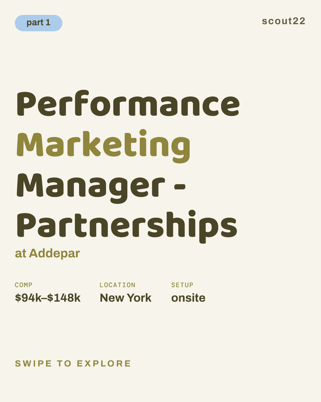 Performance Marketing Manager - Partnerships at Addepar