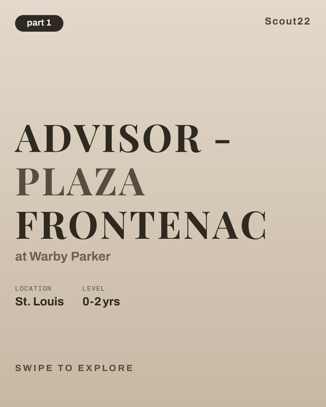 Advisor - Plaza Frontenac at Warby Parker