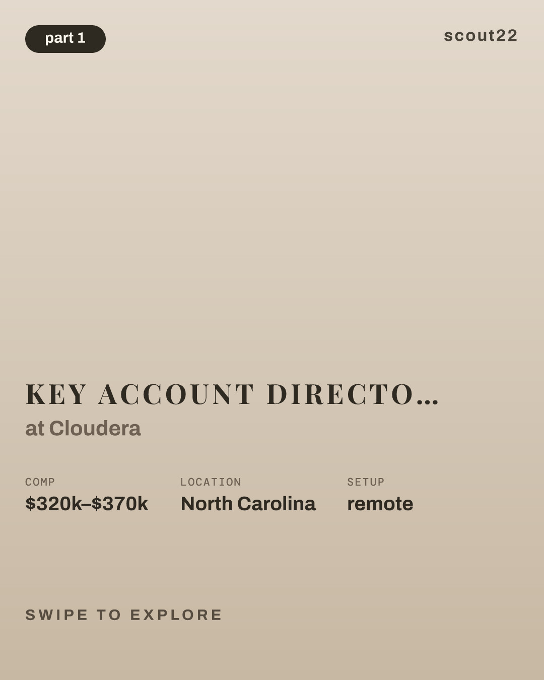Key Account Director, Financial Services at Cloudera