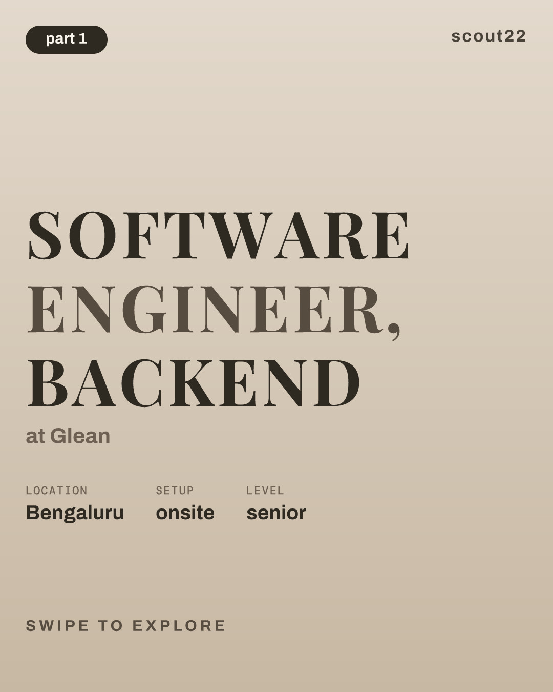 Software Engineer, Backend at Glean