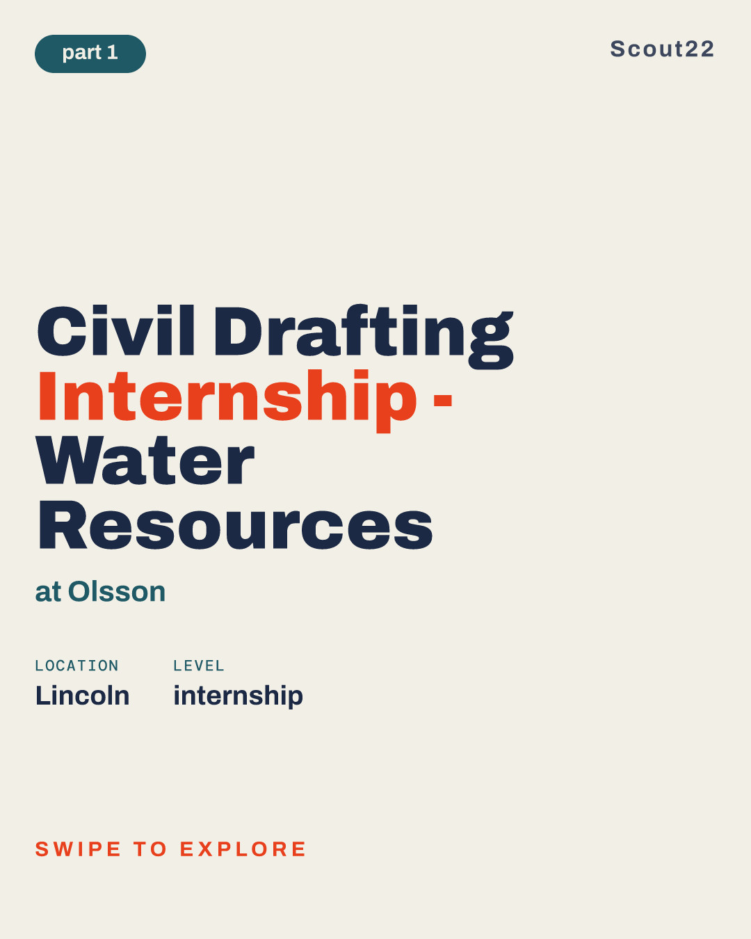 Civil Drafting Internship - Water Resources at Olsson