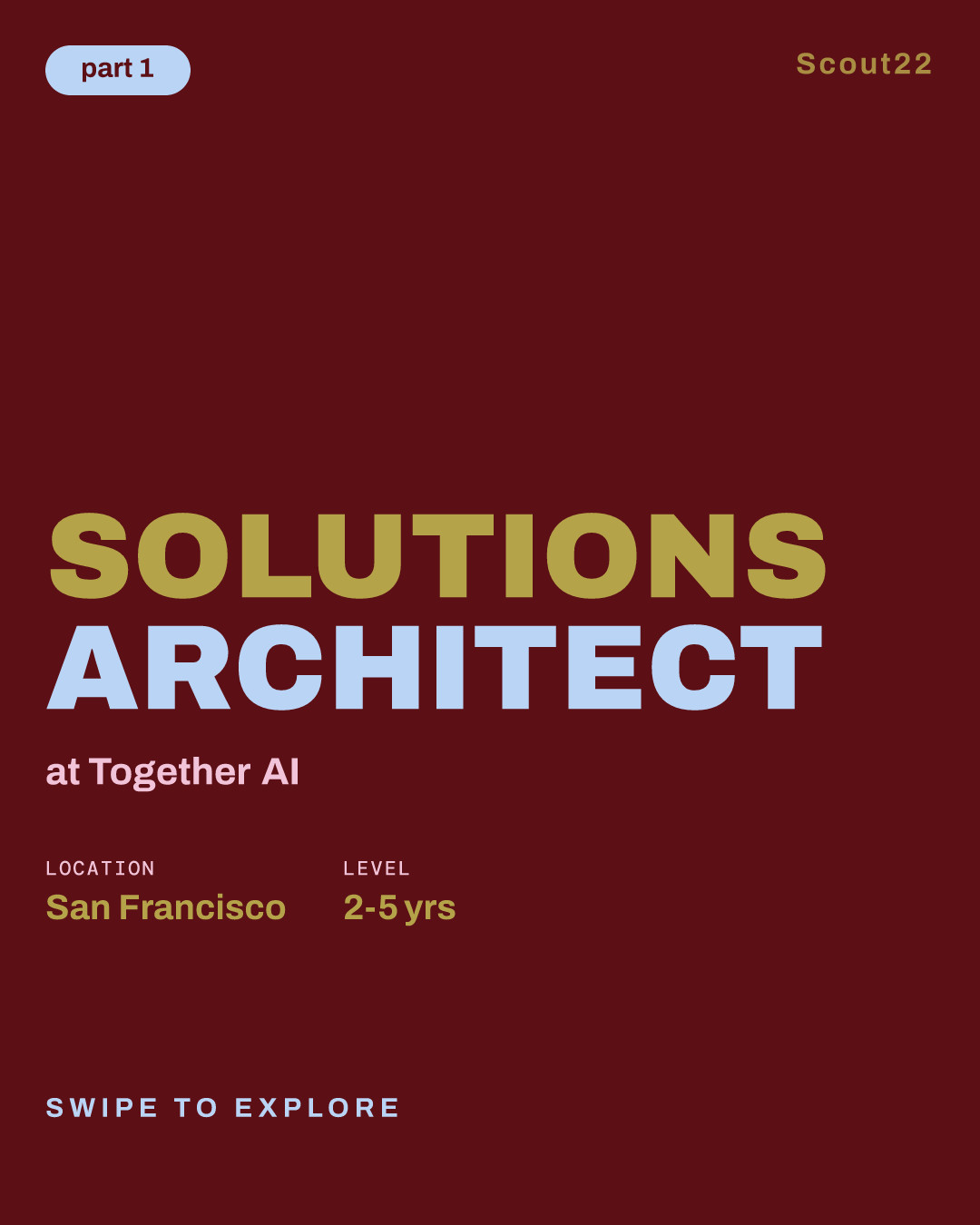 Solutions Architect at Together AI