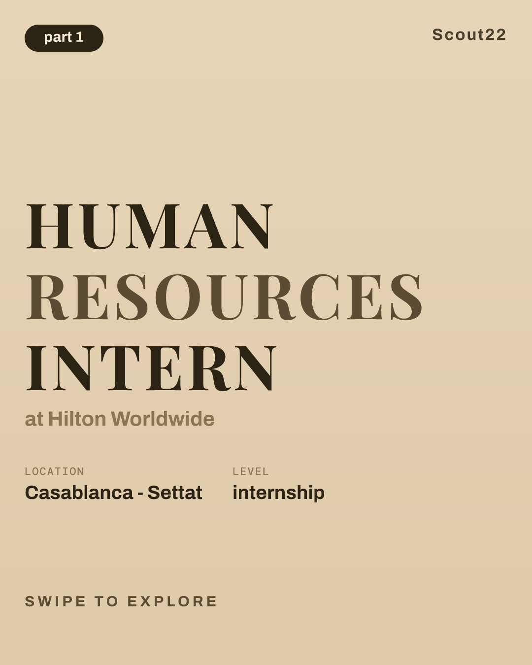 Human Resources Intern at Hilton Worldwide