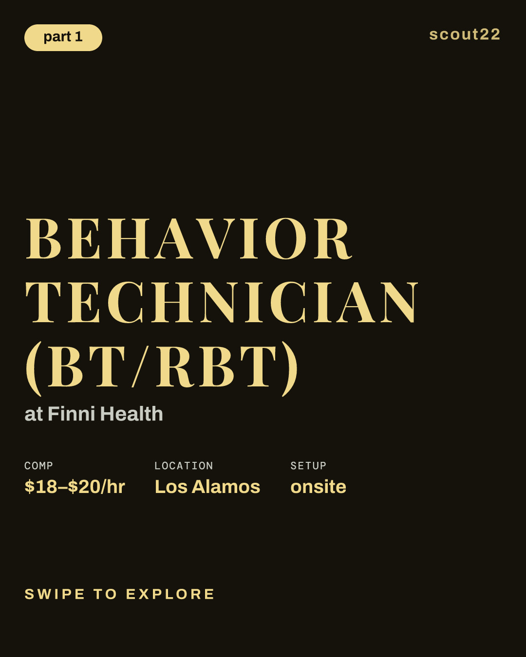 Behavior Technician (BT/RBT) at Finni Health