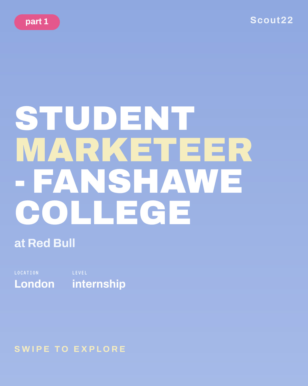 Student Marketeer - Fanshawe College at Red Bull