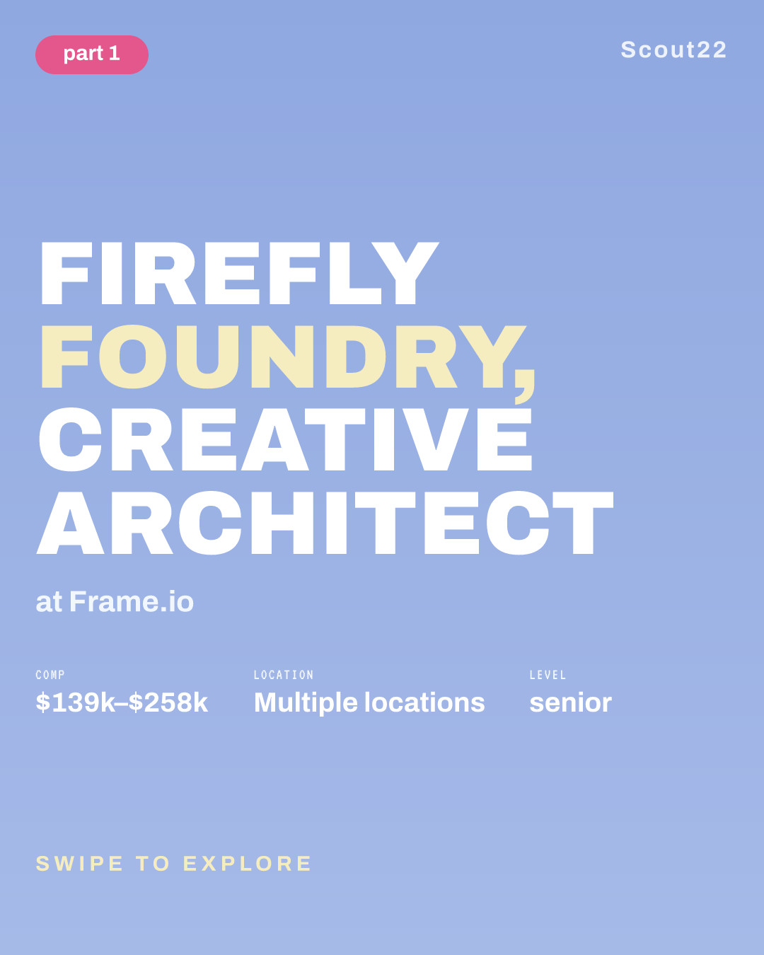 Firefly Foundry, Creative Architect at Frame.io