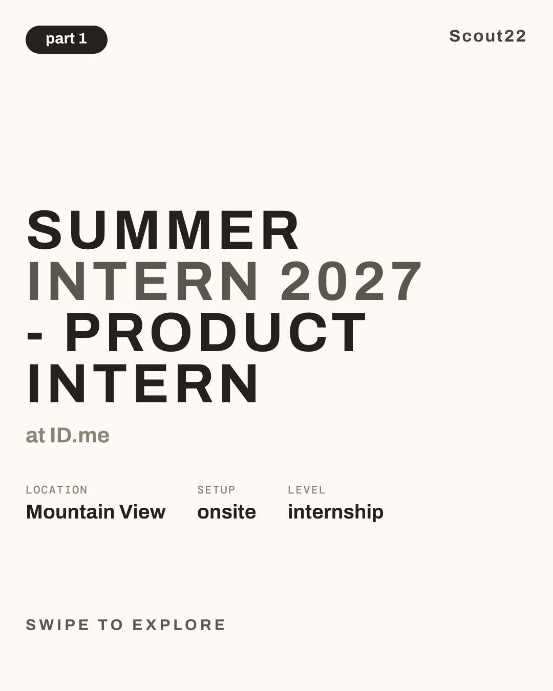 Summer Intern 2027 - Product Intern at ID.me