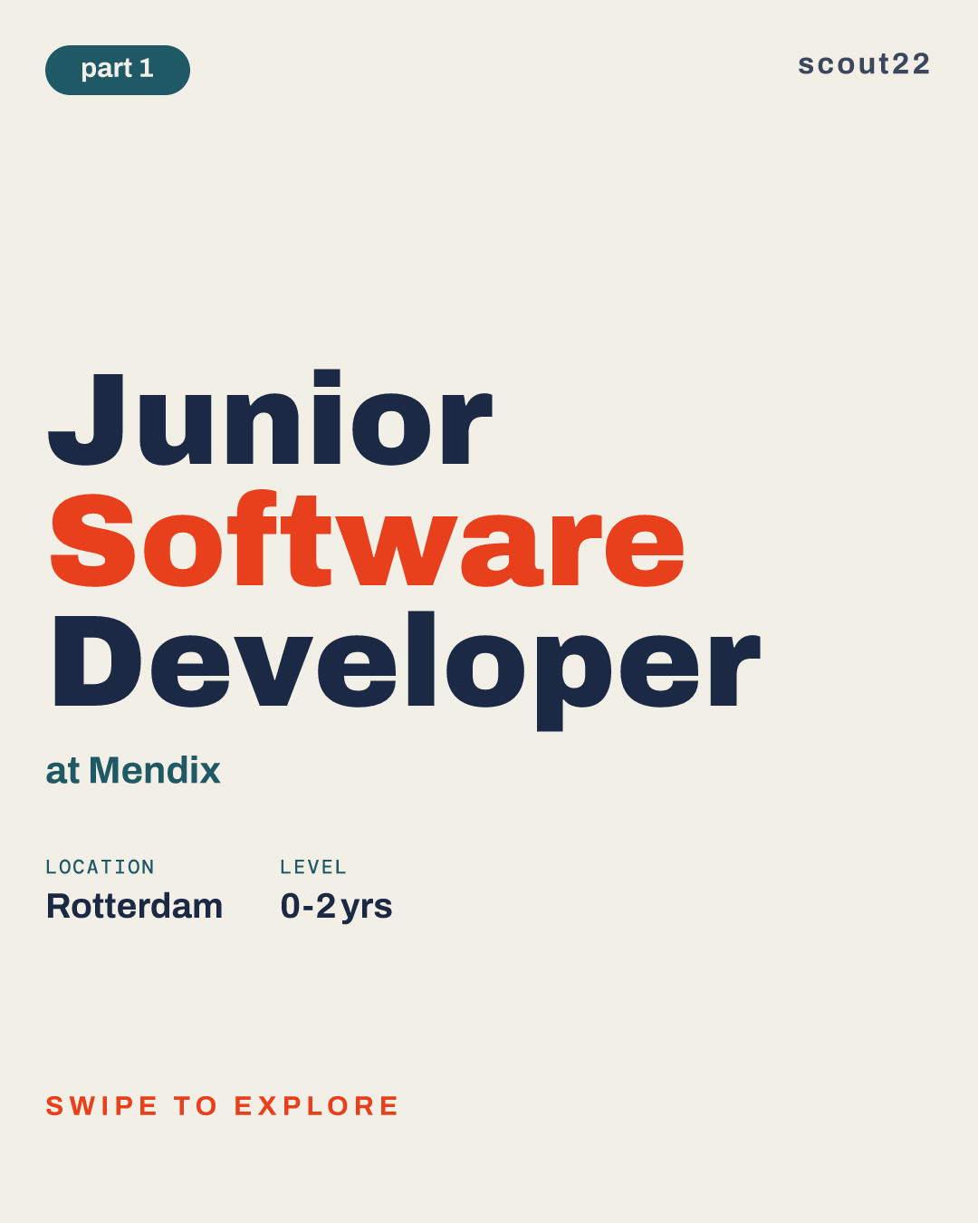 Junior Software Developer at Mendix