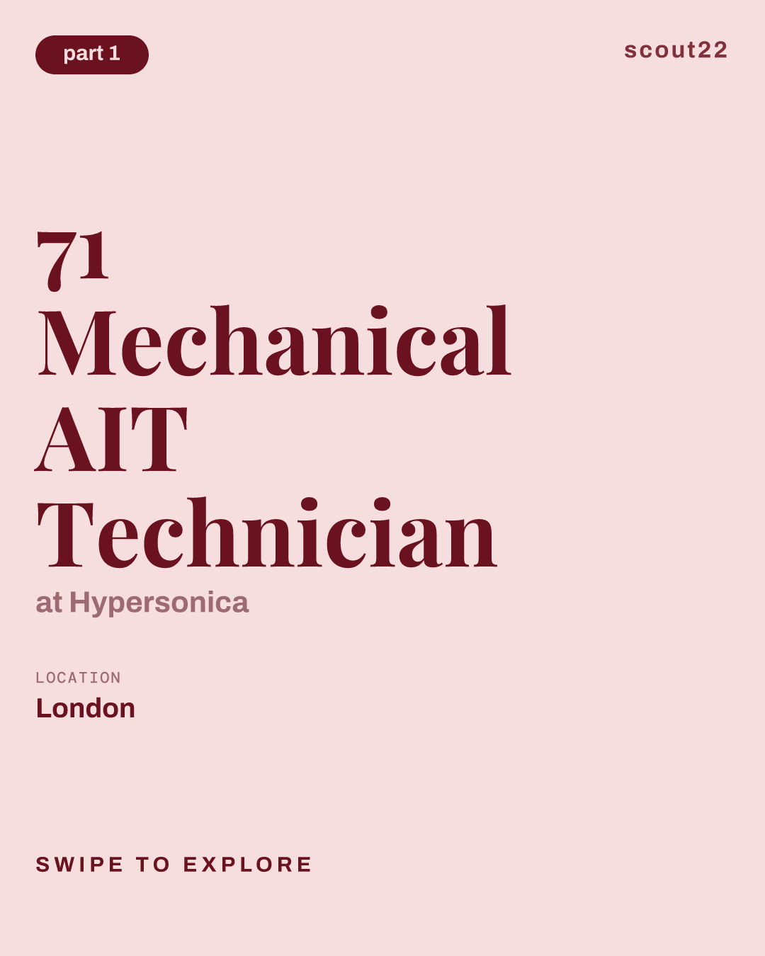 71 Mechanical AIT Technician at Hypersonica