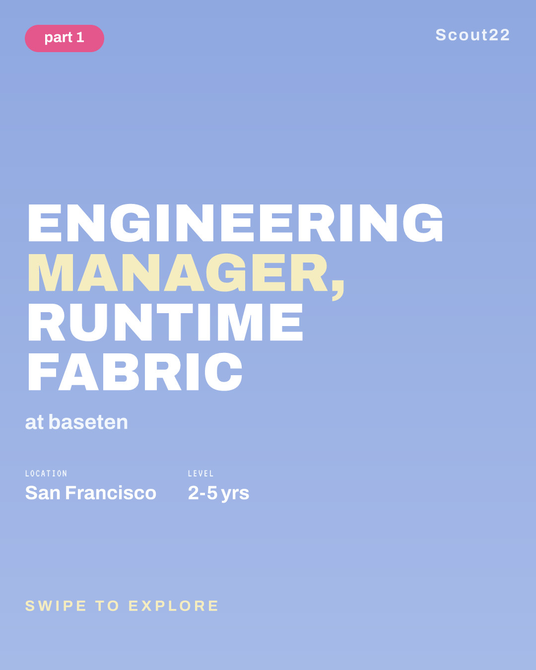 Engineering Manager, Runtime Fabric at baseten