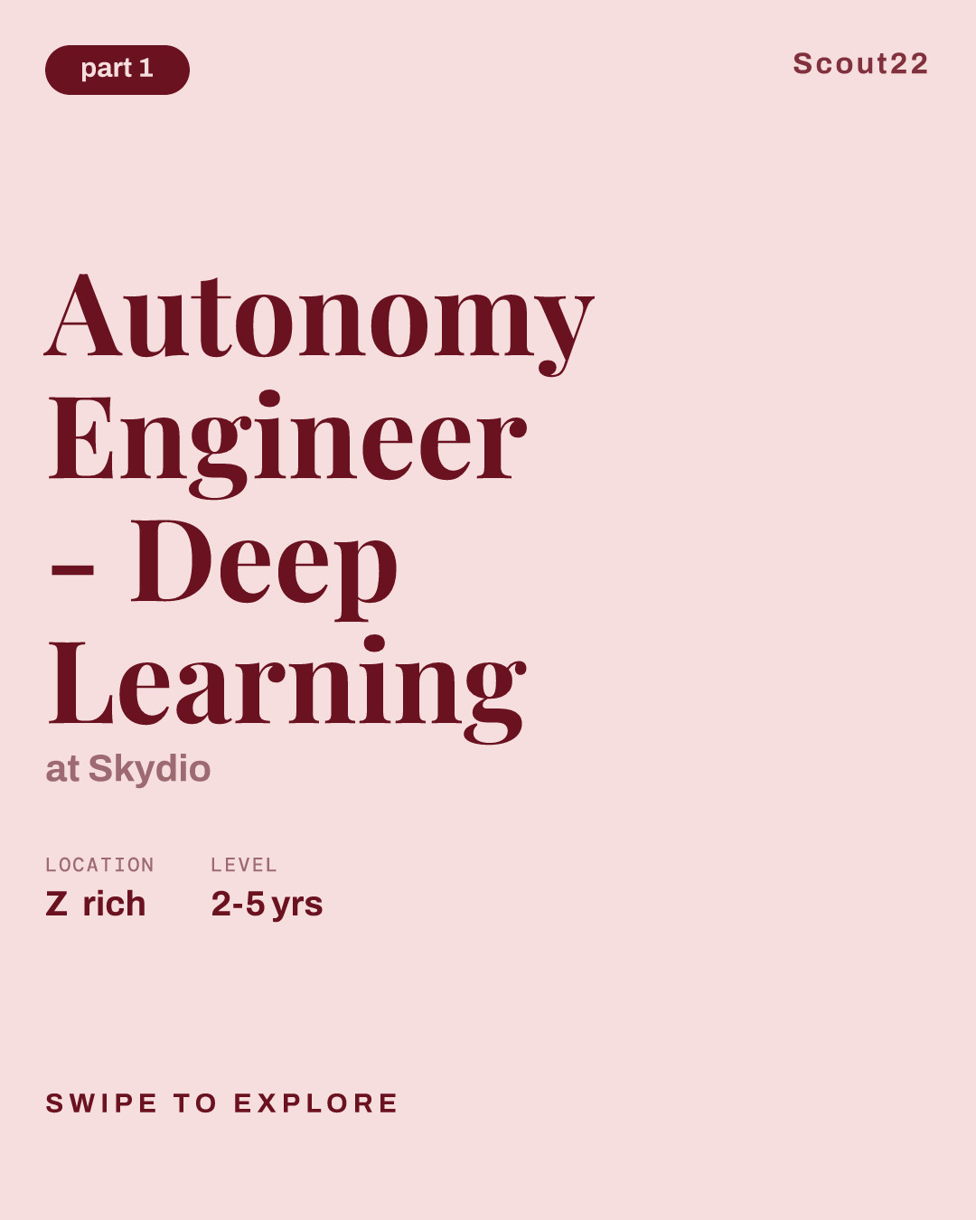 Autonomy Engineer - Deep Learning at Skydio