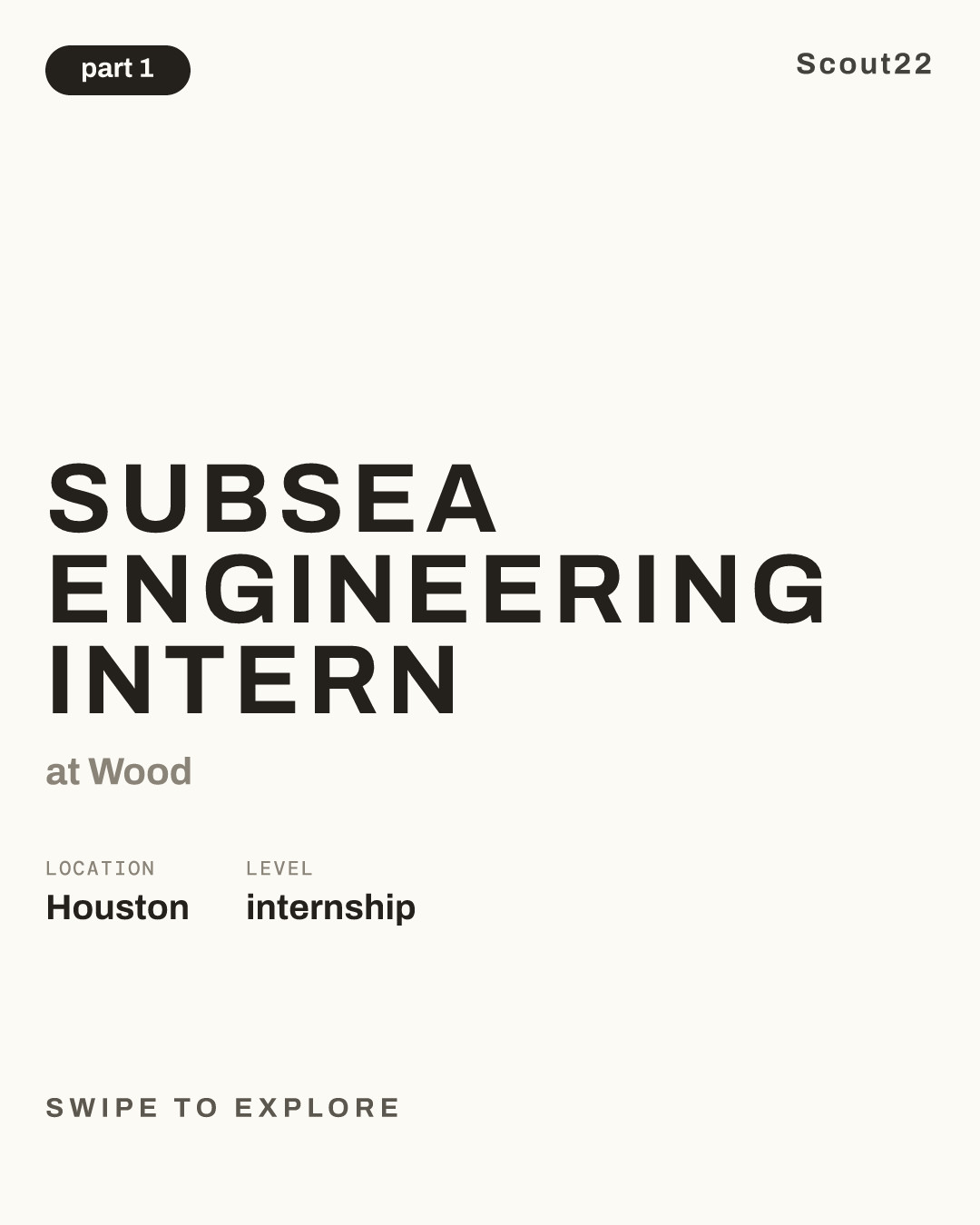 Subsea Engineering Intern at Wood