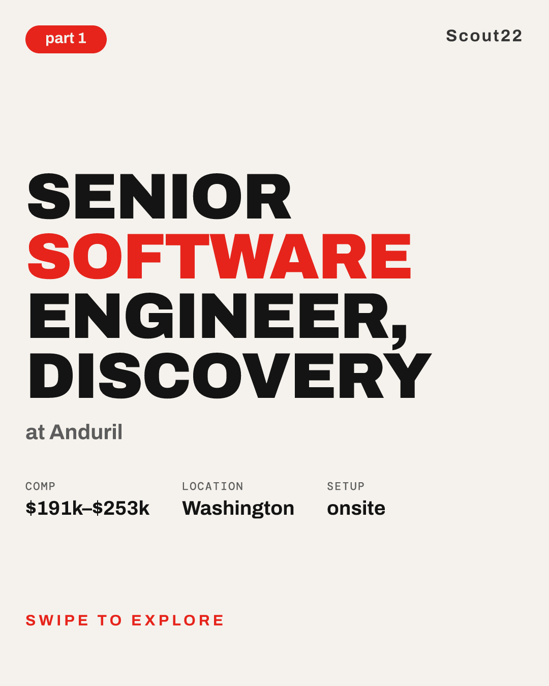 Senior Software Engineer, Discovery at Anduril