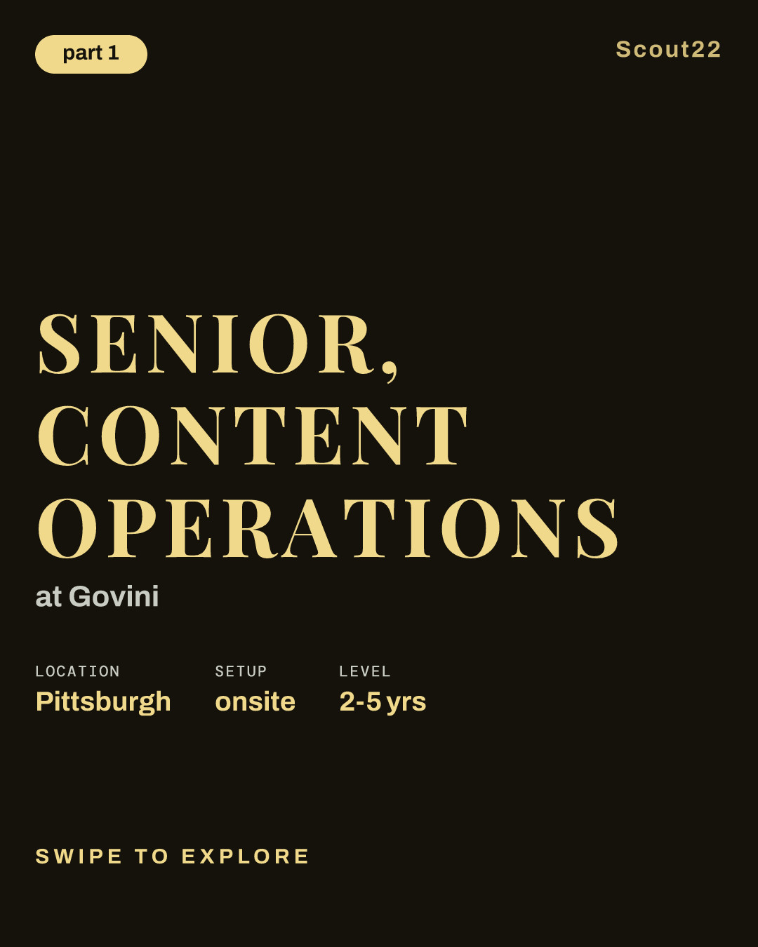 Senior, Content Operations at Govini