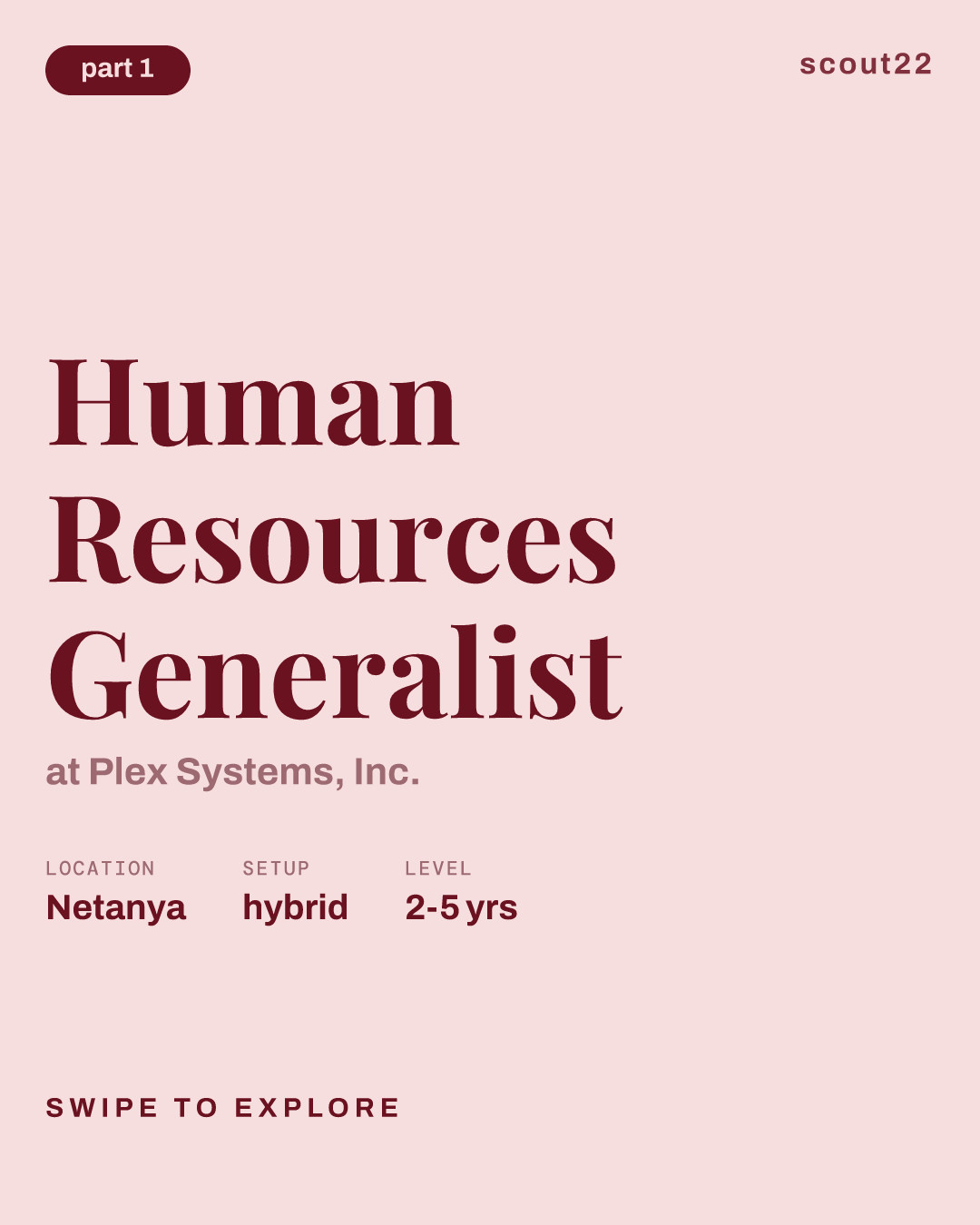 Human Resources Generalist at Plex Systems, Inc.