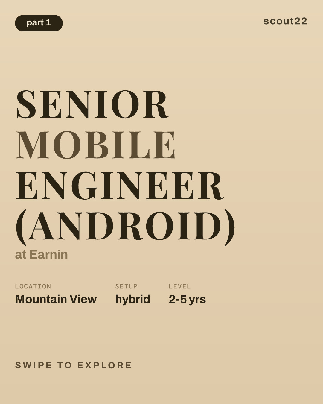 Senior Mobile Engineer (Android) at Earnin