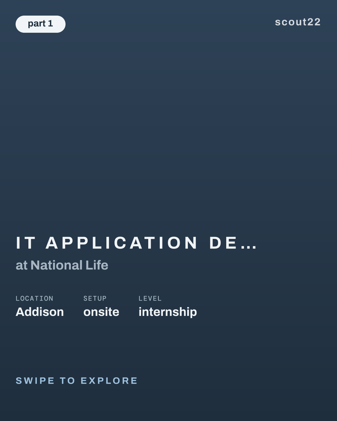 IT Application Development Intern (Inforce) – Summer 2027 at National Life