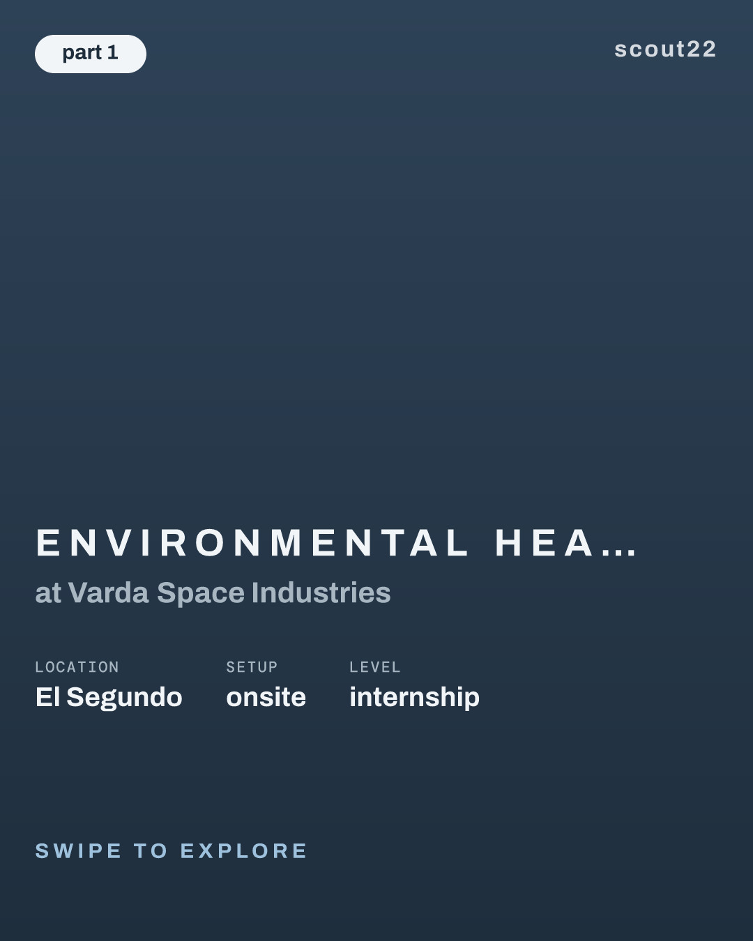 Environmental Health & Safety (EHS) Internship - Spring 2027 at Varda Space Industries