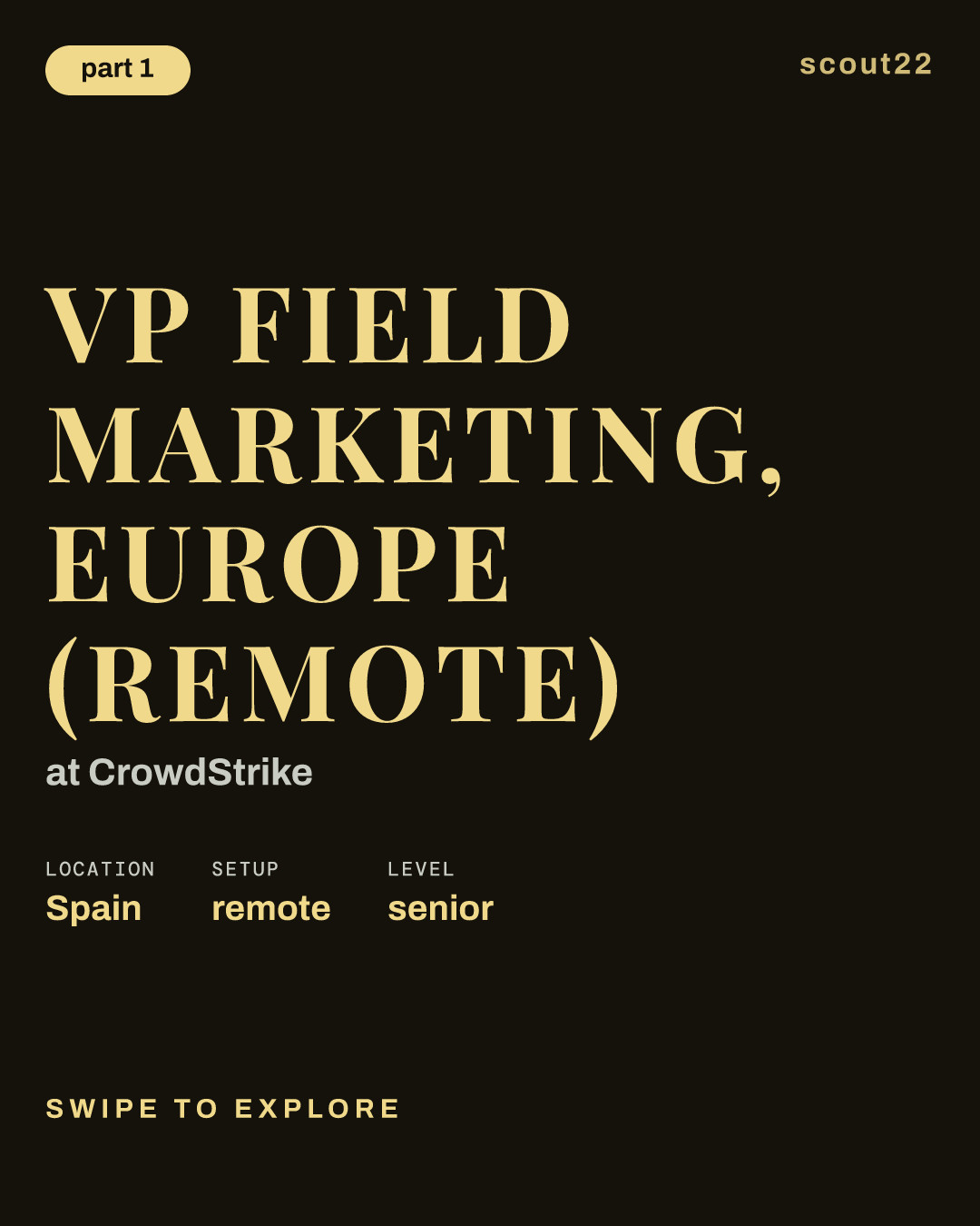 VP Field Marketing, Europe (Remote) at CrowdStrike
