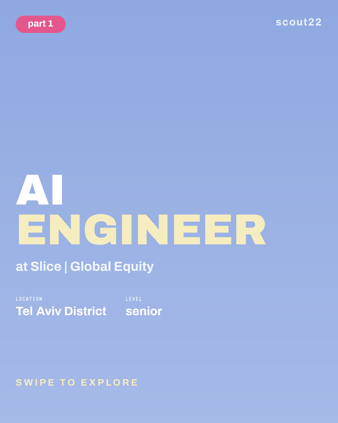 AI Engineer at Slice | Global Equity