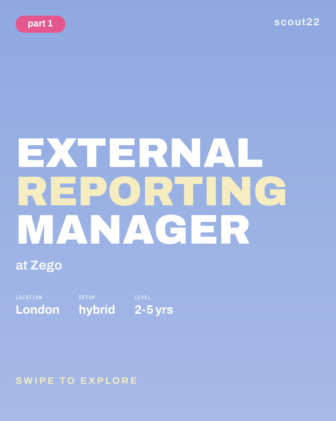 External Reporting Manager at Zego