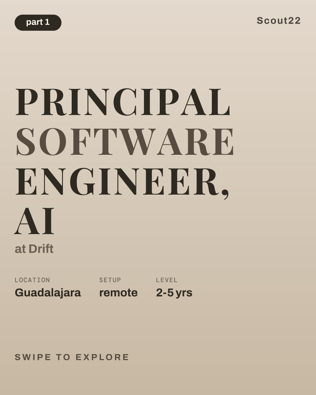 Principal Software Engineer, AI at Drift