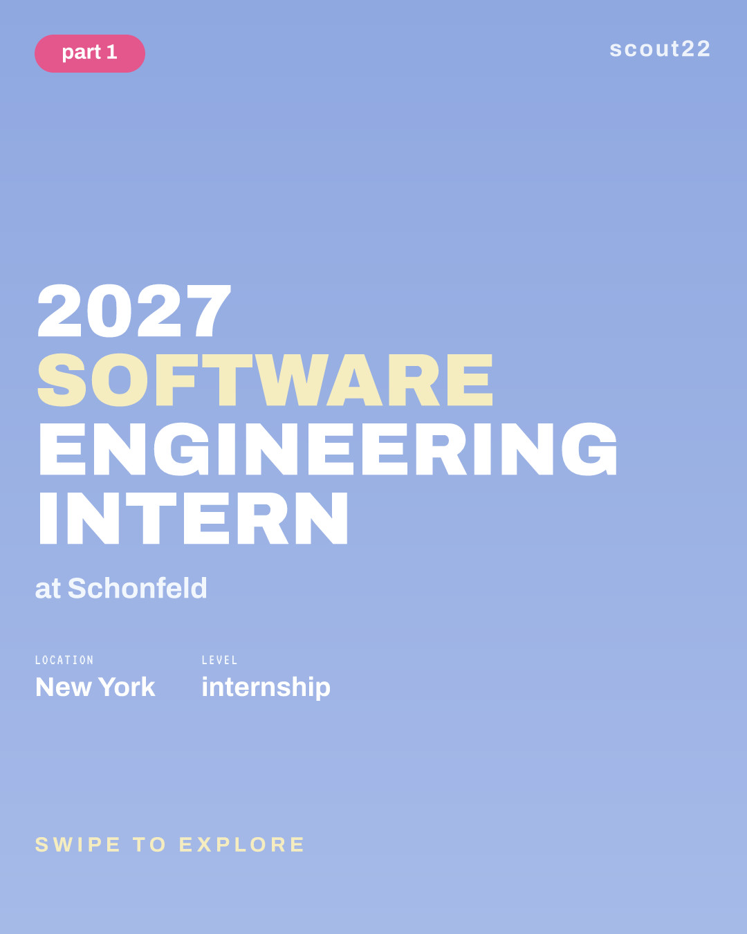 2027 Software Engineering Intern at Schonfeld