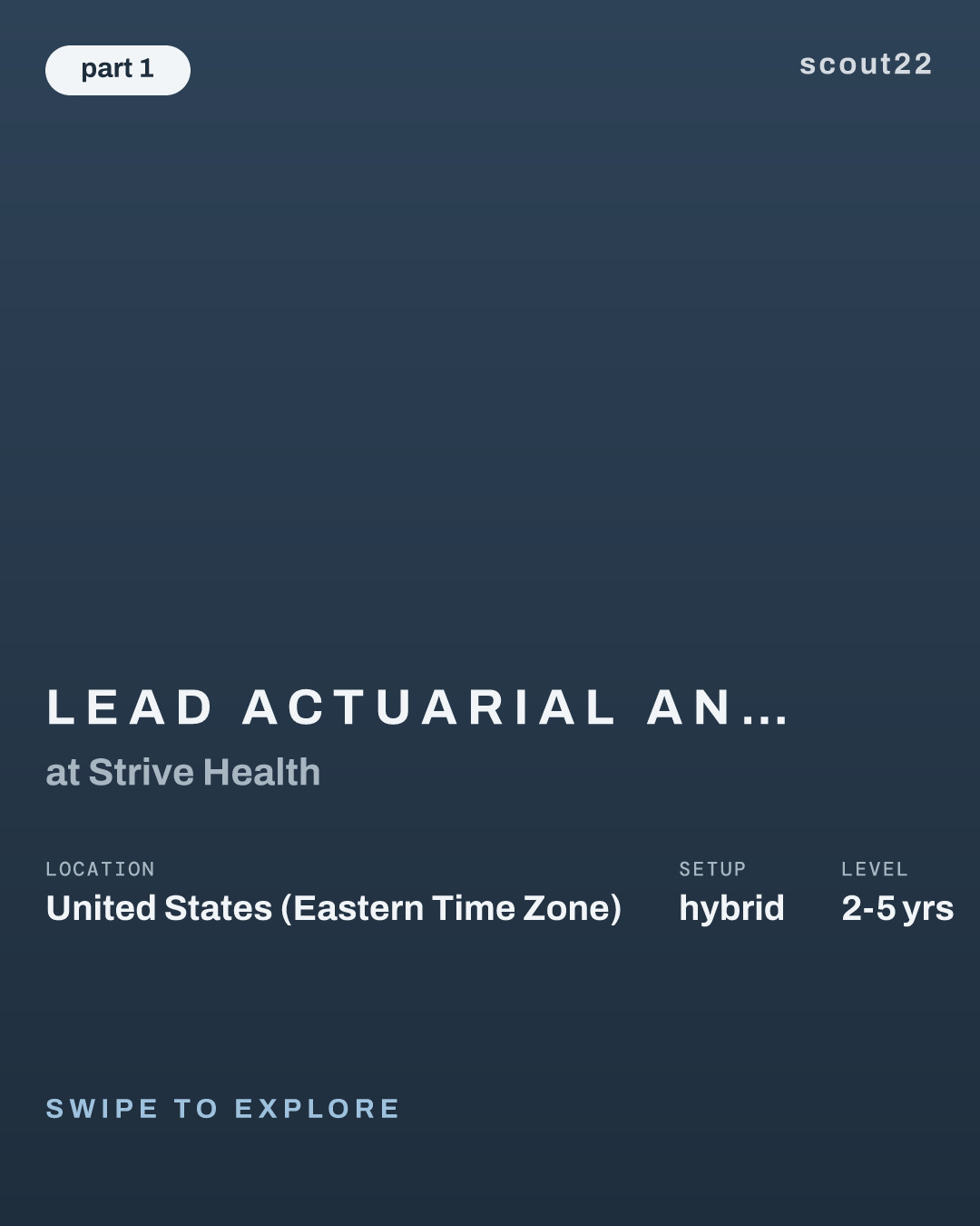 Lead Actuarial Analyst, MA Risk Adjustment at Strive Health