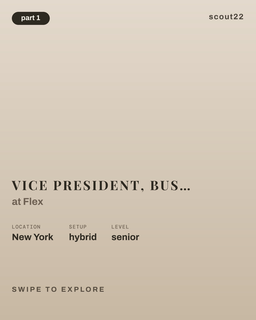 Vice President, Business Development & Strategic Partnerships at Flex
