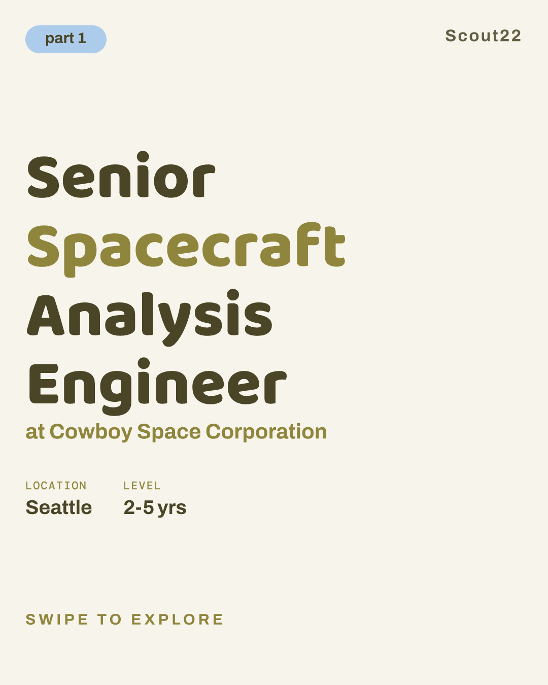 Senior Spacecraft Analysis Engineer at Cowboy Space Corporation