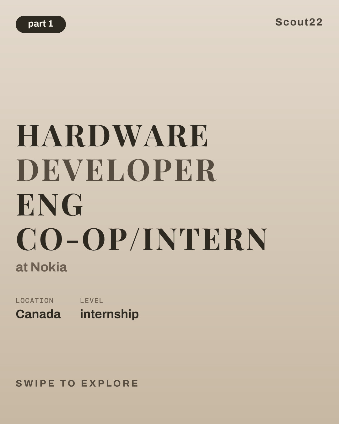 Hardware Developer Eng Co-op/Intern at Nokia