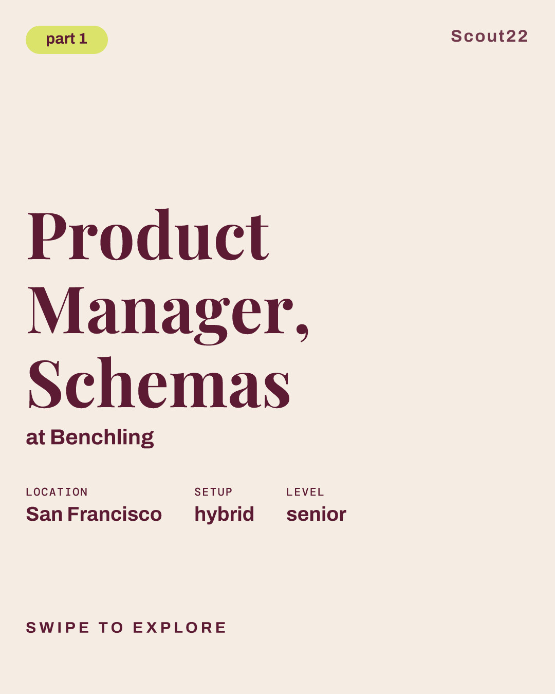 Product Manager, Schemas at Benchling
