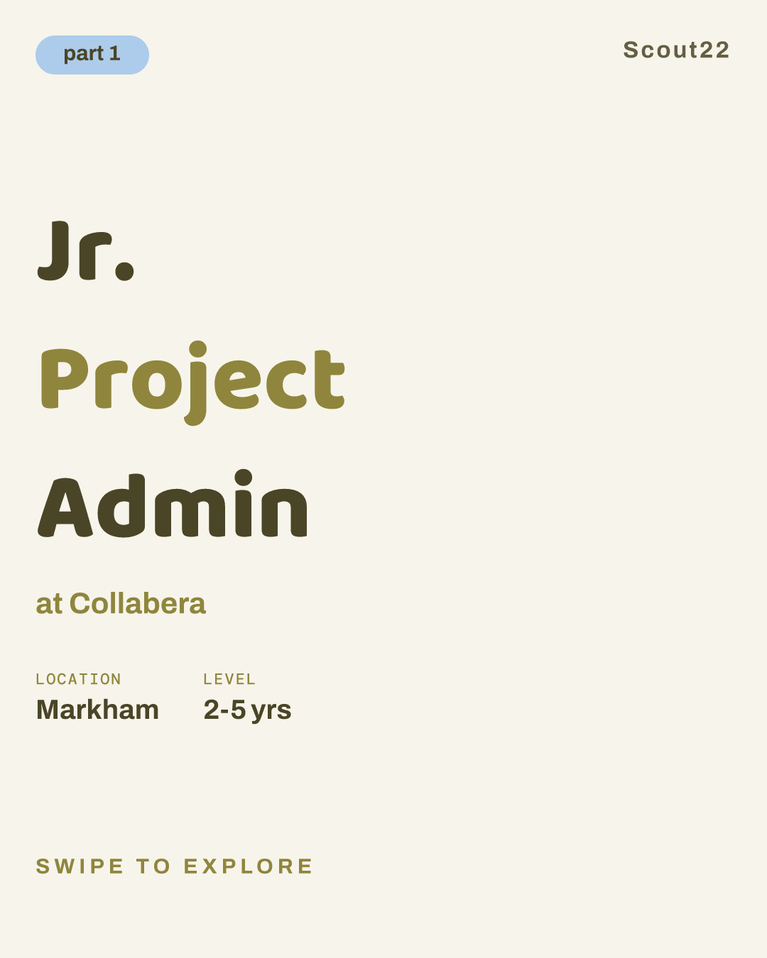 Jr. Project Admin at Collabera