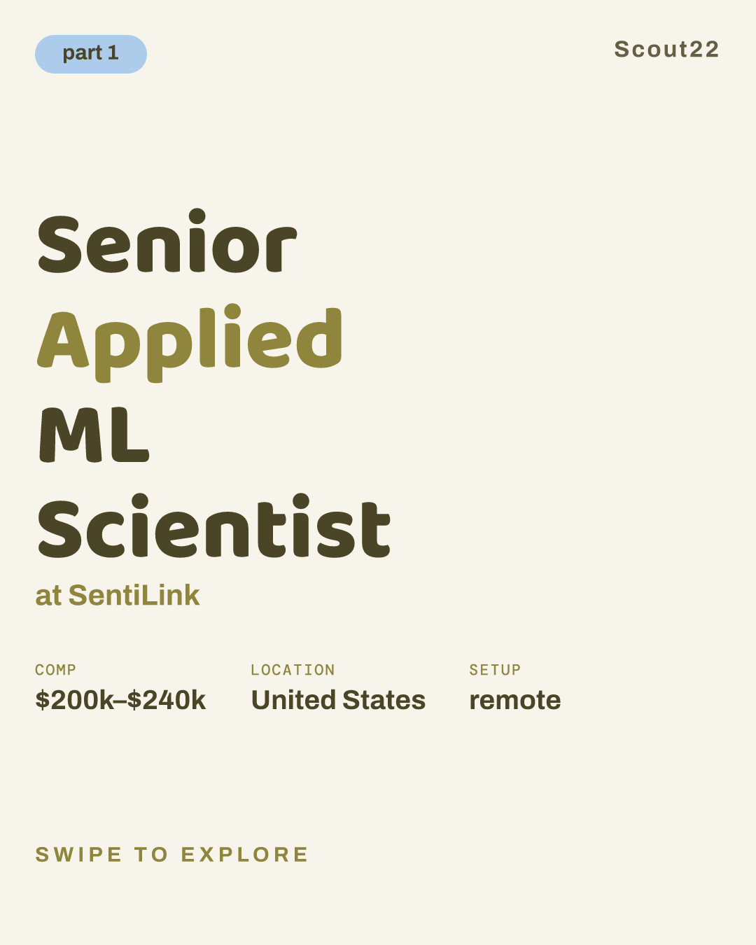 Senior Applied ML Scientist at SentiLink