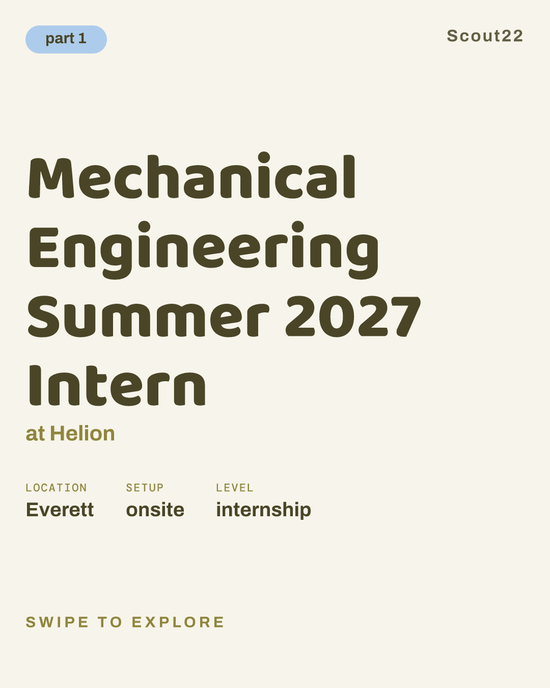 Mechanical Engineering Summer 2027 Intern at Helion