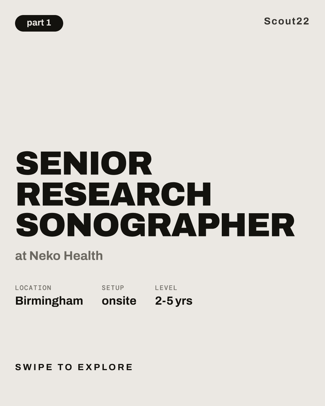 Senior Research Sonographer at Neko Health