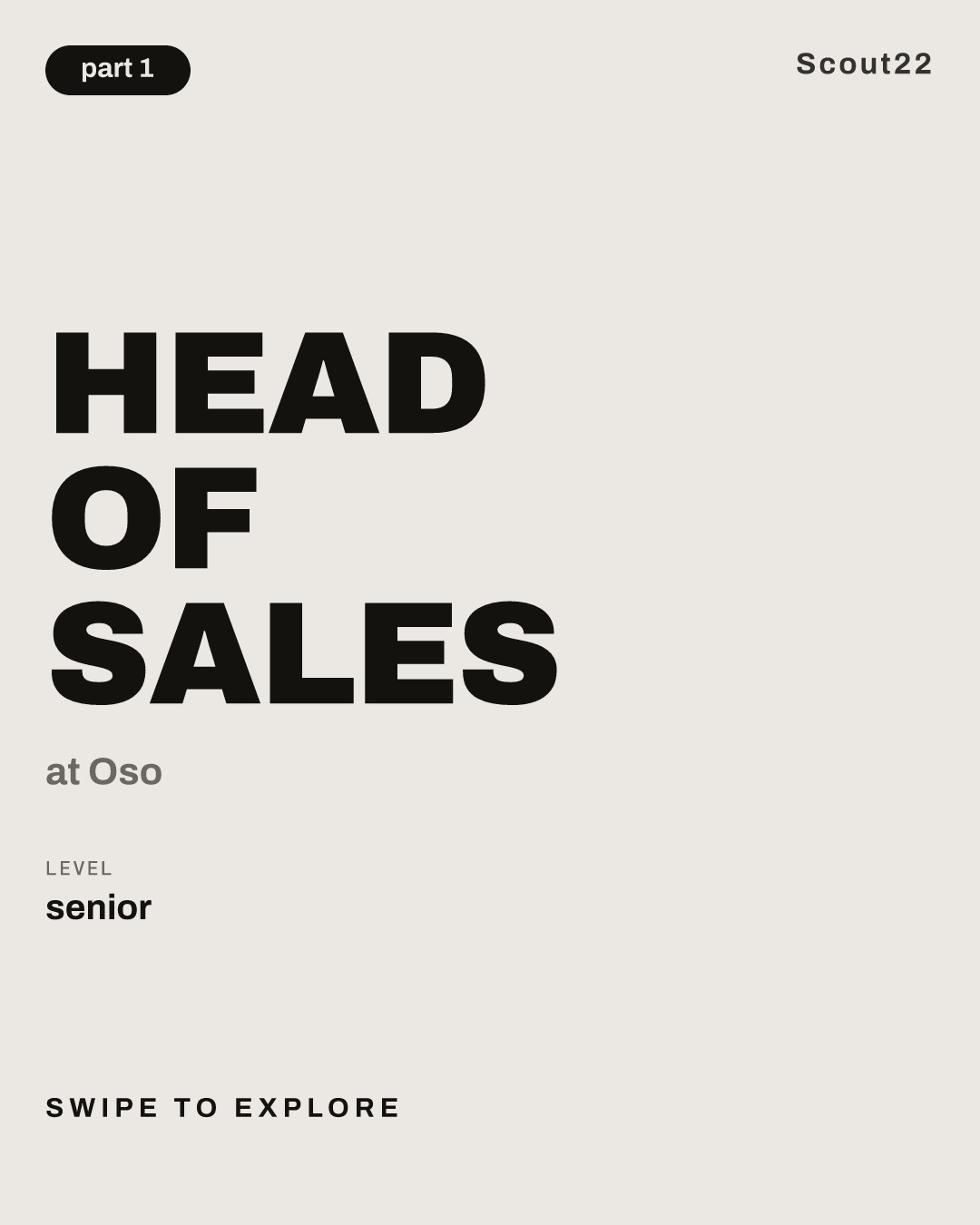 Head of Sales at Oso