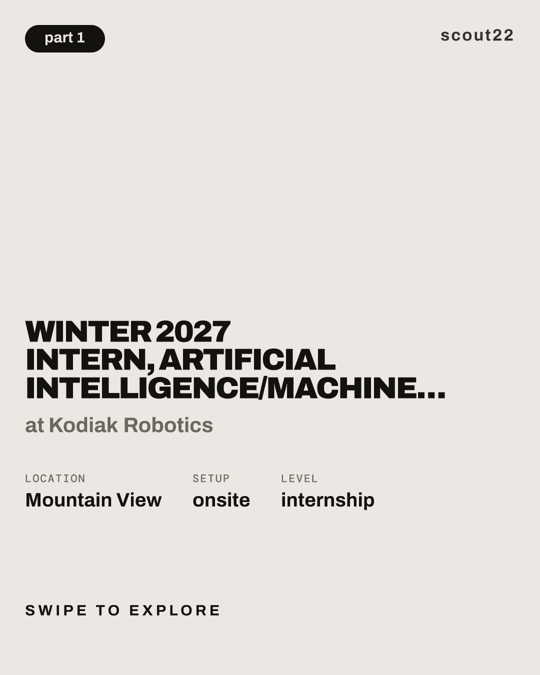 Winter 2027 Intern, Artificial Intelligence/Machine Learning at Kodiak Robotics