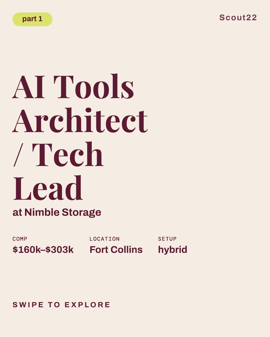 AI Tools Architect / Tech Lead at Nimble Storage