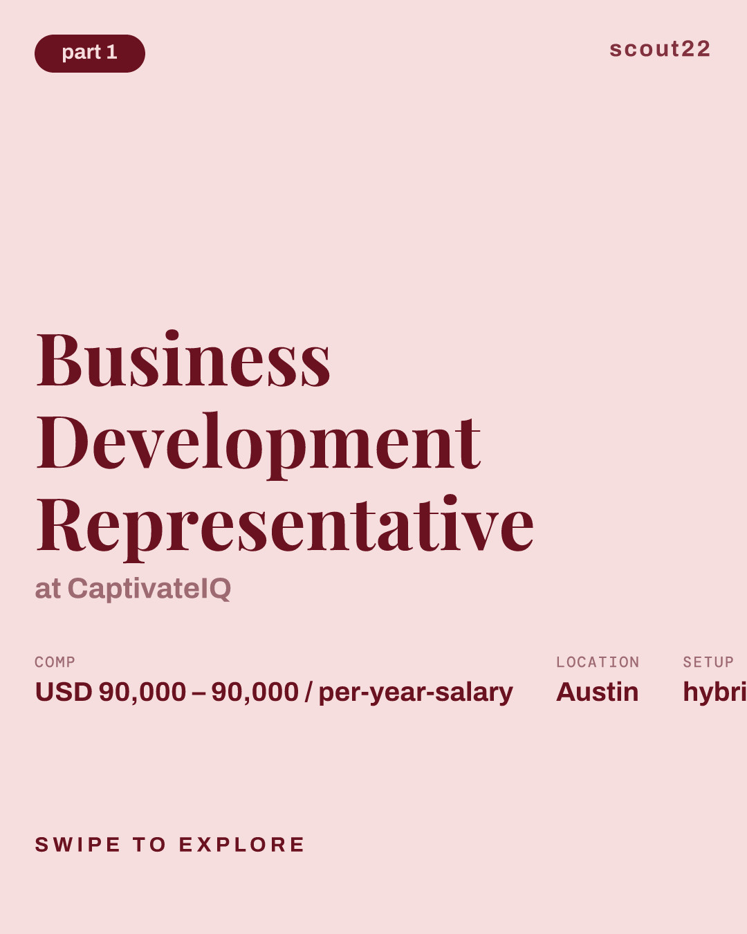 Business Development Representative at CaptivateIQ