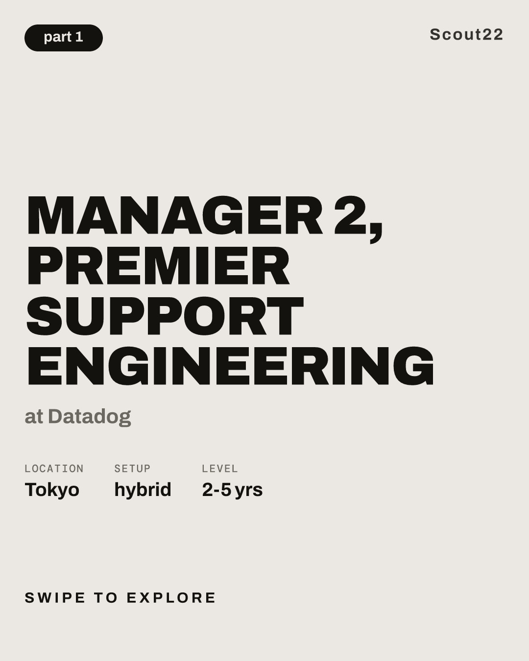 Manager 2, Premier Support Engineering at Datadog