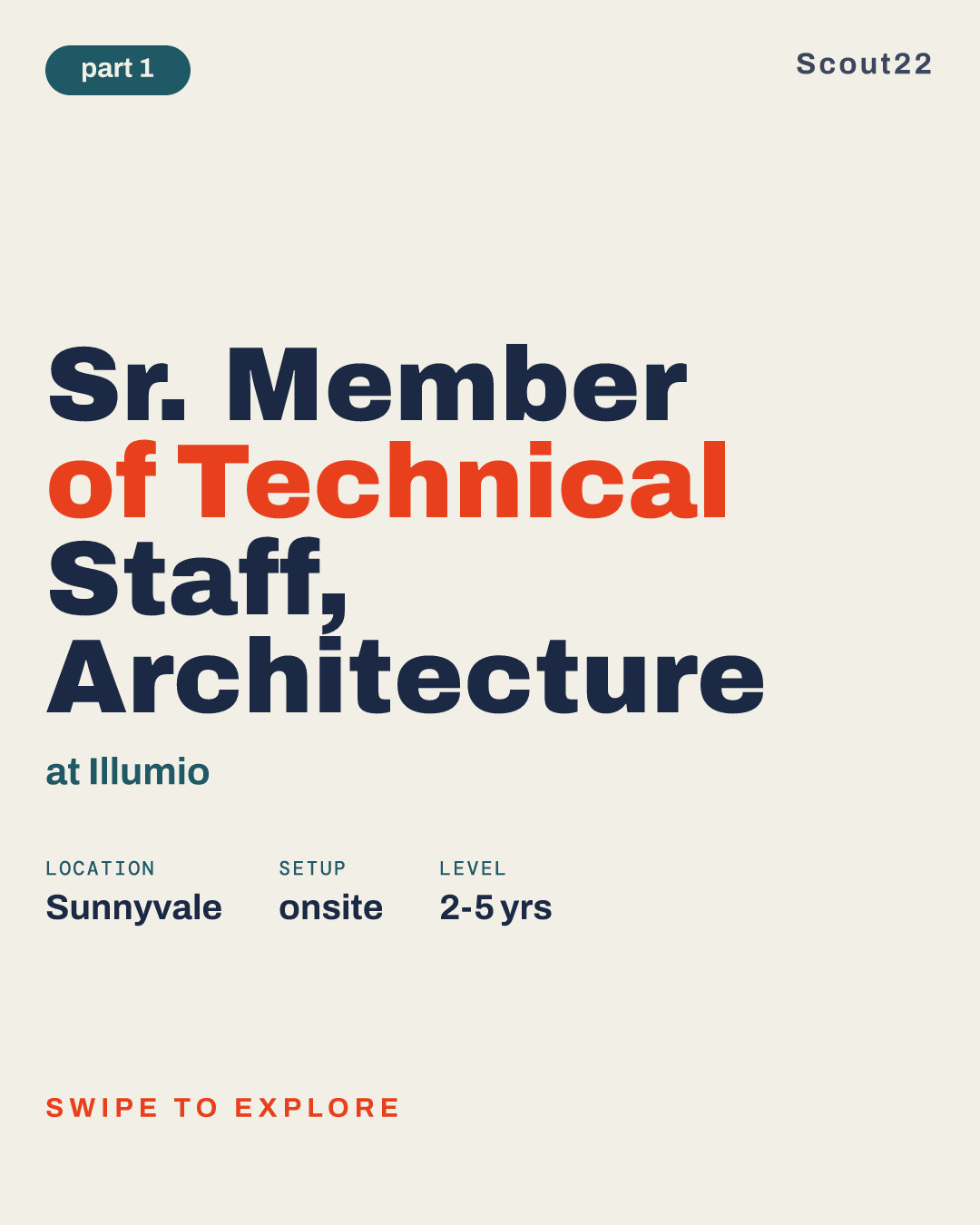 Sr. Member of Technical Staff, Architecture at Illumio