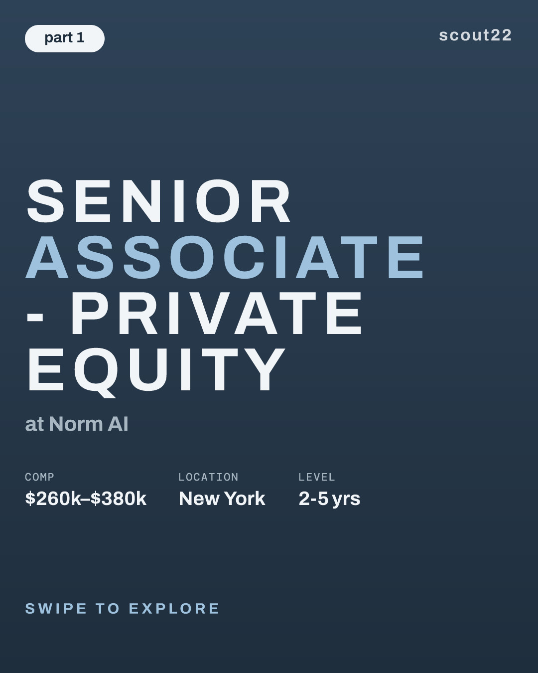 Senior Associate - Private Equity at Norm AI