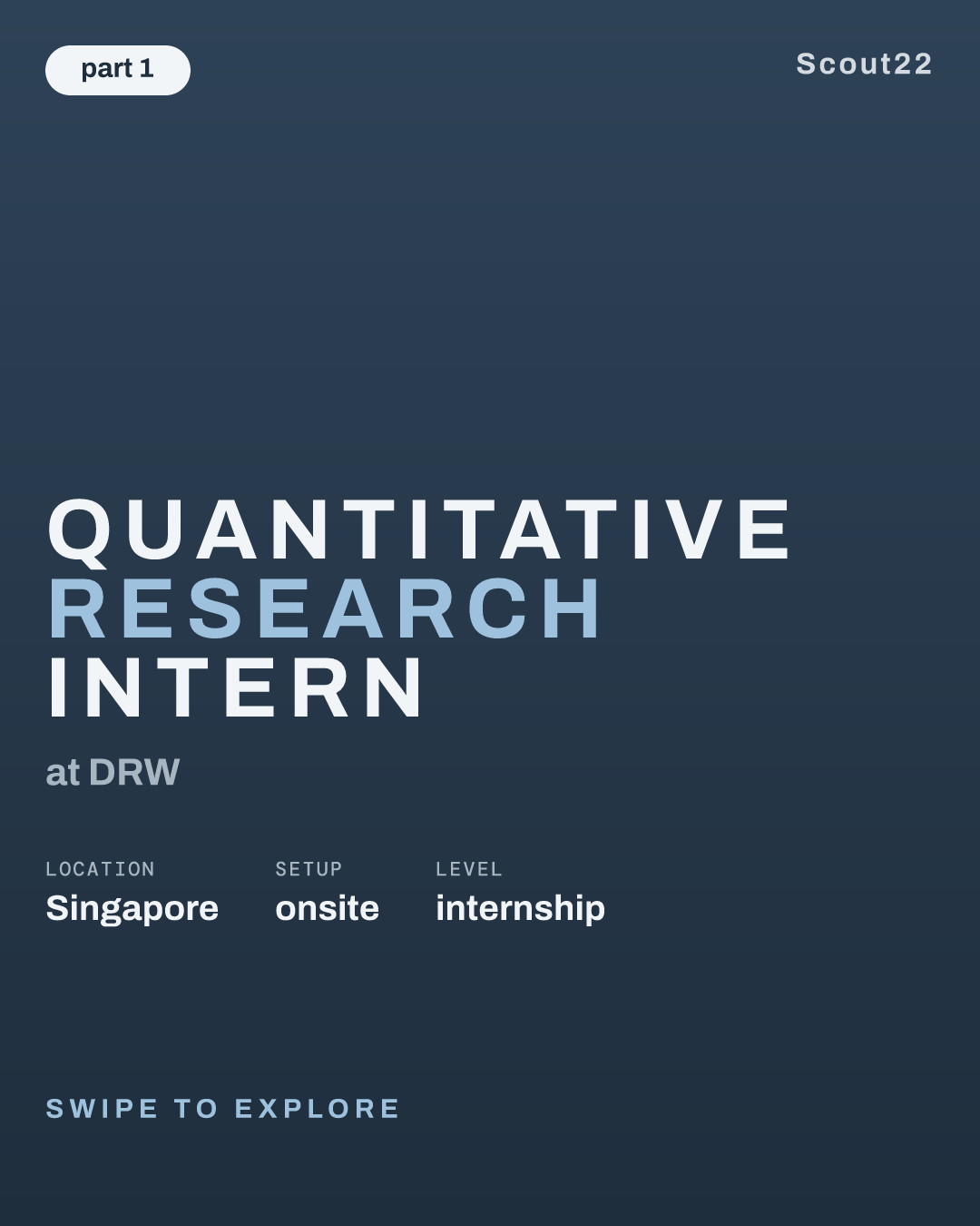 Quantitative Research Intern at DRW