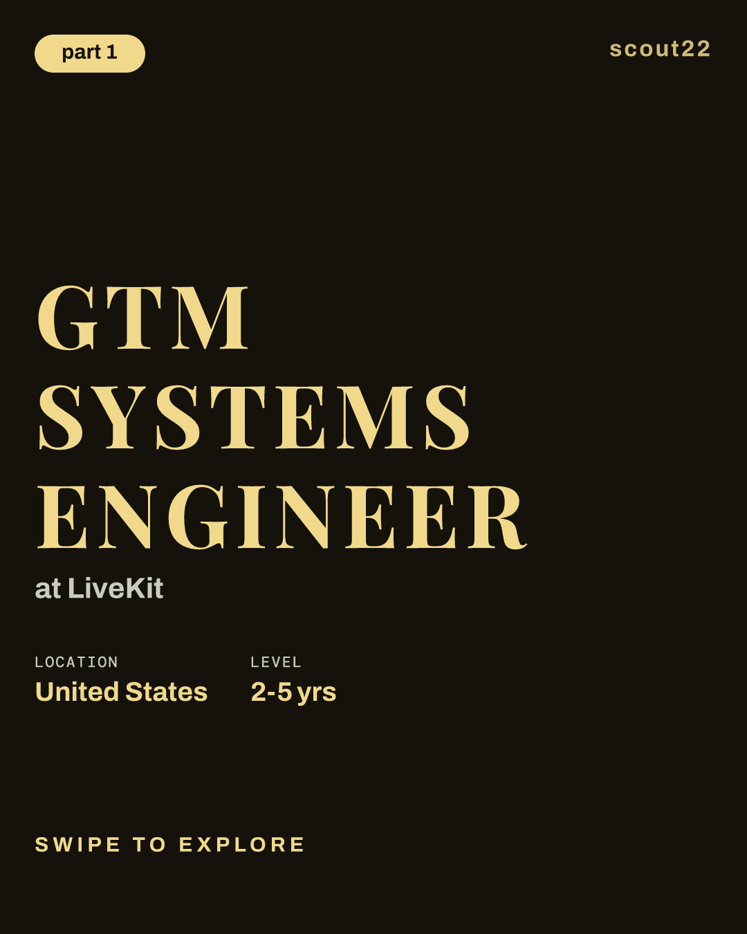 GTM Systems Engineer at LiveKit
